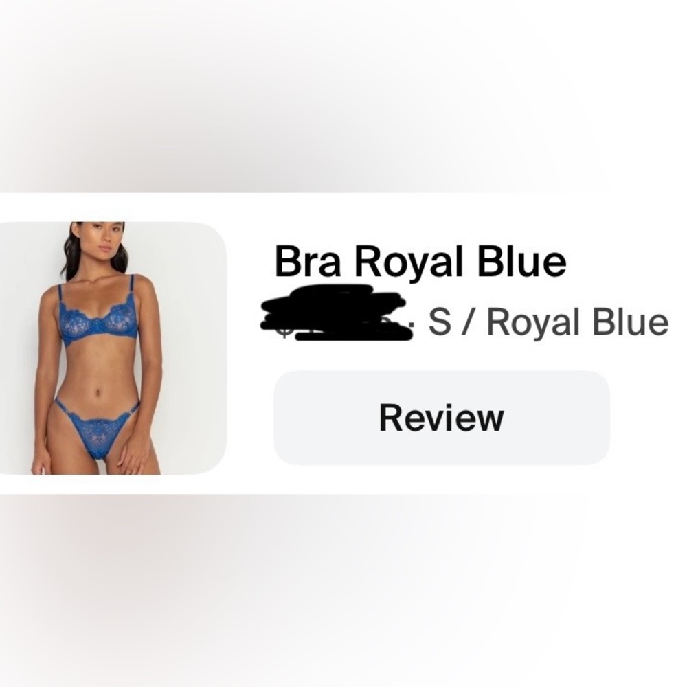 GooseBerry Intimates - Bra - Royal Blue S